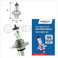Лампа Avantech H4 (HB2) 12V 60/55W 