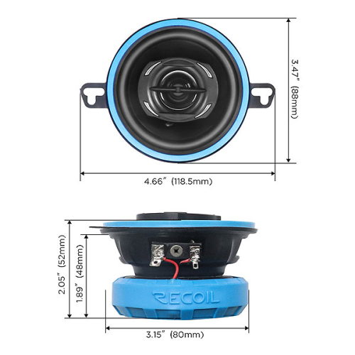 Recoil Blue RCX-35 Coax 