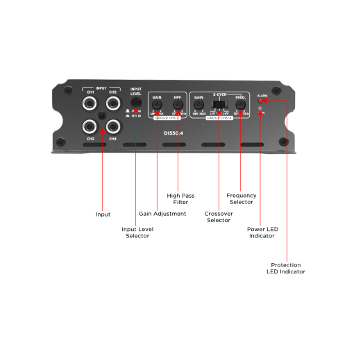 Recoil DI 550.4 усилитель