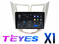 Штатная магнитола Hyundai Solaris (2010 - 2016) MFB дисплея TEYES X1