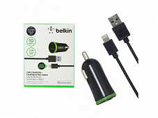 ЗУ в прикуриватель "Belkin" (1xUSB ip7 iphone 1.2m 10w белый) 51054