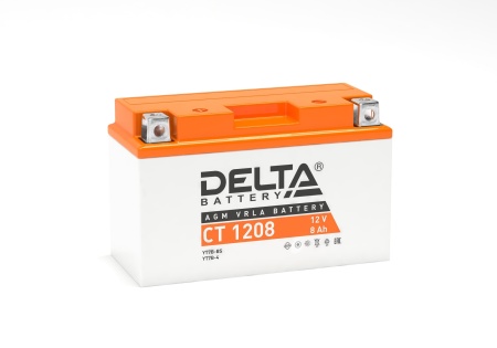 Аккумулятор Delta CT1208 8Ач 110А