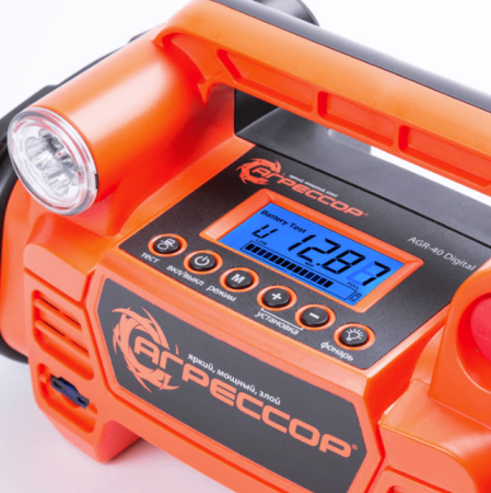 Компрессор Агрессор цифровой 5в1 12V 160W,35 л/мин