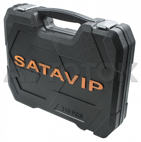 Набор инструментов "SataVip Black" 219 предметов SVB-219 (1/2)