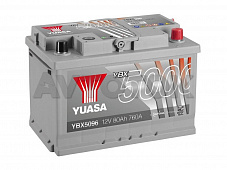 Аккумулятор YBX 5096 80 a/ч 740a (278х175х190)