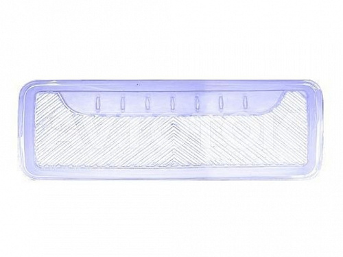Ванночка для заднего ряда ПВХ-силикон прозрачная длинная 125 х 40см бортик 3 см iSky LONG 1 шт. проз