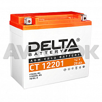 Аккумулятор Delta CT12201 емк.20А/ч; п.т.270А