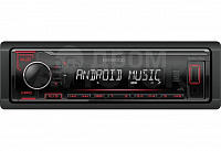 Универсальная 1DIN (178х50) магнитола KENWOOD Flash FLAC/WAV/MP3/WMA KMM-104
