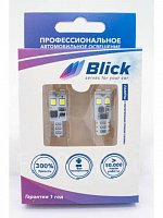 Лампа светодиодная Blick T10(W5W)-2FT10-O Желтый 2шт