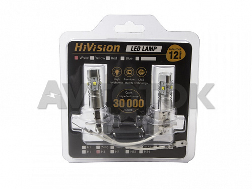 Лампа светодиодная "HiVision" Fog (H3,Cree, 2шт.)