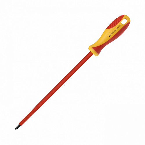 Отвёртка крестовая Smartbuy Tools PH2*175 до 1000В VDE прорезиненная ручка