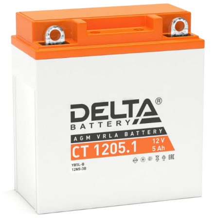 Аккумулятор Delta CT1205.1 5Ач 65А