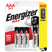 Батарейка Energizer Max AAA (3+1 FREE) 
