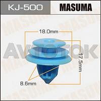 Клипса автомобильная (автокрепёж) Masuma 500-KJ