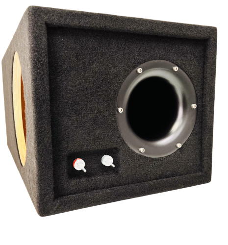 Корпус для сабвуфера BOX-10Т40 черный ( 10", 40 л. 110 труба)