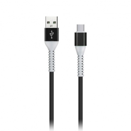 Кабель SMARTBUY USB - 8pin в рез.оплет. Gear, 1м. мет.након, белый