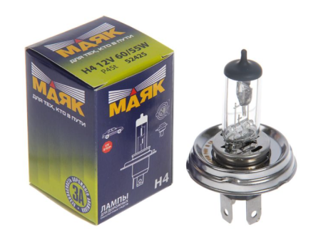 Лампа светодиодная Маяк Н4 24В P45 75/70 11028