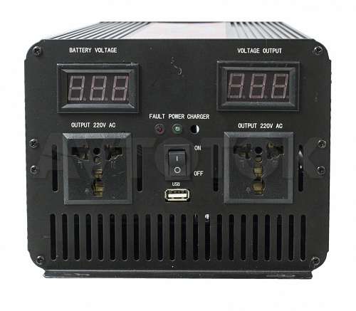 Преобразователь напряжения - инвертор (синусоида) "LaiRun" 3000W DC12v- AC220 LR-3000SNS