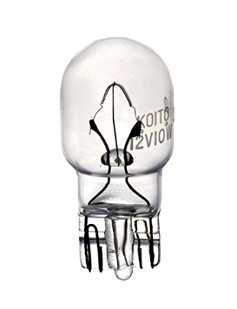 Лампа Koito 12V 10W без цоколя T13