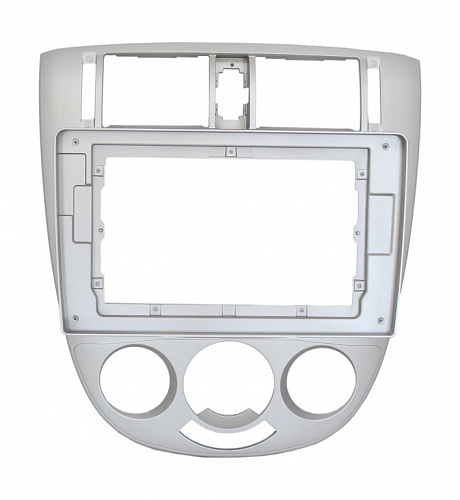 Рамка для установки в Chevrolet Lacetti 2004 - 2013 MFA дисплея (седан, кондиционер, серебристая)