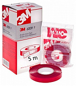 Скотч двусторонний "3M" 12мм x 5 м (красный) , картонная упаковка 41677