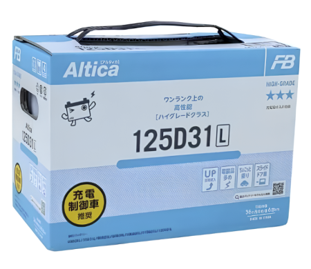FB Altica HIGH-GRADE 125D31L 90Ач 850А аккумулятор автомобильный