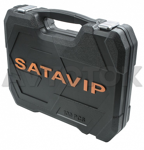 Набор инструментов "SataVip Black" 100 предметов SVB-100