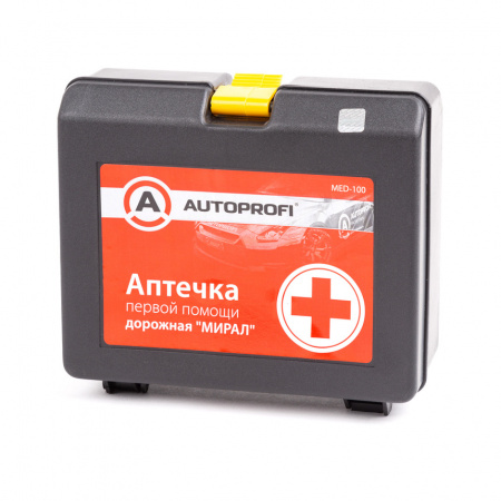 Аптечка автомобильная AUTOPROFI (MED-100)