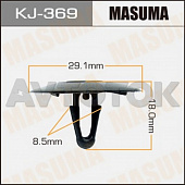Клипса автомобильная (автокрепёж) Masuma 369-KJ