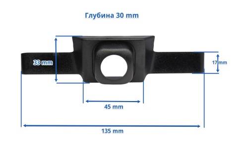 CAM-адаптер в решетку радиатора Toyota Rav4 2018+