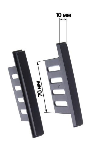 Рамка для установки в Nissan (расширительные ушки) черные