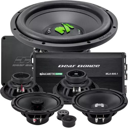 "SQ уровень новичок" комплект аудиосистемы