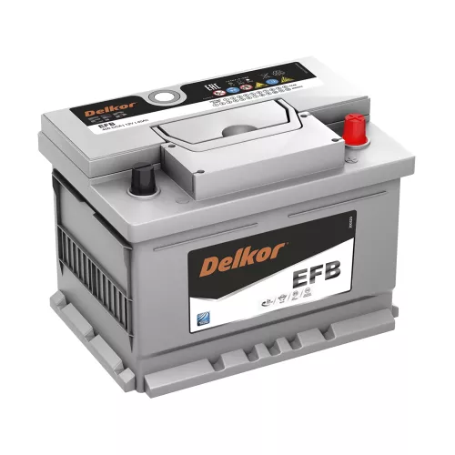 Аккумулятор DELKOR EFB 60 LN 2.0 емк.60 а/ч п.т.560
