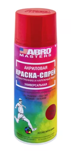 ABRO MASTERS краска-спрей (красный)