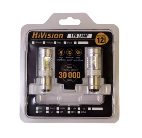 Лампа светодиодная "HiVision" S25 (1157), двухконтакнтая, CREE Лампа светодиодная "HiVision" S25 (1157), двухконтакнтая, CREE