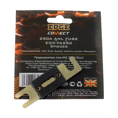 EDGE EDC-FA250 ANL предохранители 5шт EDGE EDC-FA250 ANL предохранители 5шт