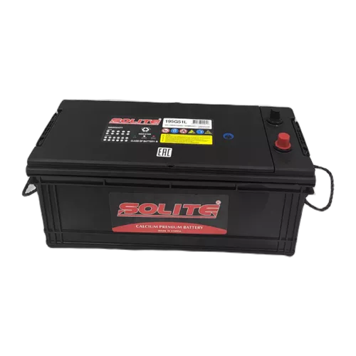 Фото solite 195g51l 200ач 1200а аккумулятор Solite 195G51L 200Ач 1200А аккумулятор