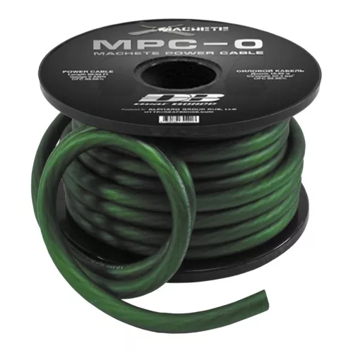 Deaf Bonce Machete MPC-0 GA Green силовой кабель 0GA (с характеристиками)