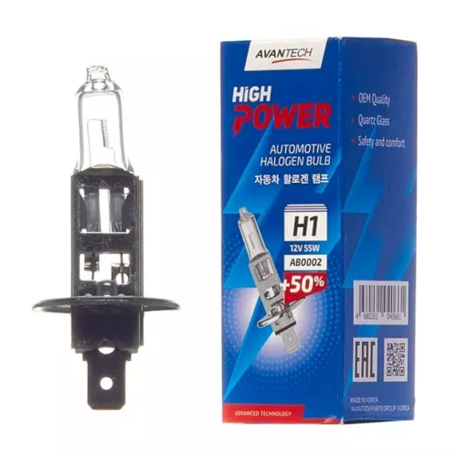 Лампа Avantech H1 12V 55W +50% AB0002 Лампа Avantech H1 12V 55W +50% AB0002