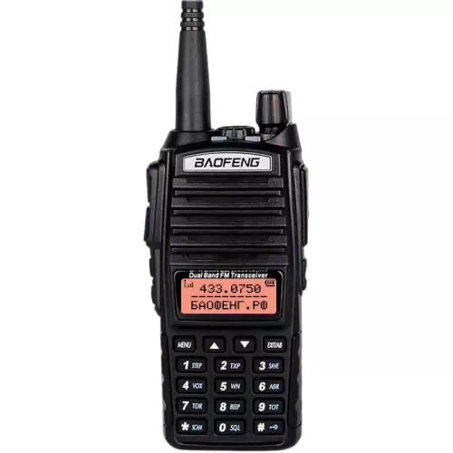 Baofeng UV-828 рация двудиапазонная 65-520 MHz 2800 mAh (черная)