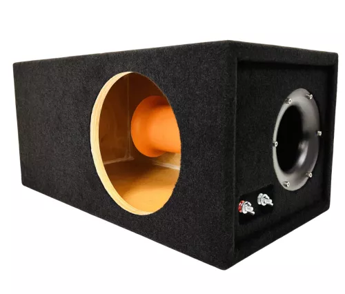 Корпус для сабвуфера BOX-10Т40 черный ( 10", 40 л. 110 труба) Корпус для сабвуфера BOX-10Т40 черный ( 10", 40 л. 110 труба)