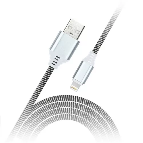 Кабель SMARTBUY USB microUSB кабель в нейлон. оплетке Socks, черный