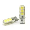 Лампа светодиодная Т10 (W2,1*9,5d) белая, 6 SMD 5050 диодов силикон б/ц