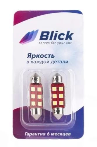 Лампа светодиодная Blick C5W-SJ-3030 36MM белый 24V Лампа светодиодная Blick C5W-SJ-3030 36MM белый 24V