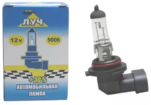 Лампа ЛУЧ HB4 12V 55W P22d 9006 Лампа ЛУЧ HB4 12V 55W P22d 9006