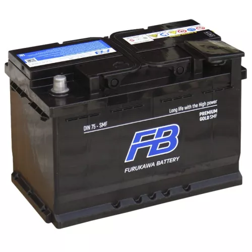 Аккумулятор FB Gold SMF DIN LN3RDIN75 емк.75А/ч п.т.680а 