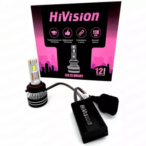 Лампа светодиодная HiVision Z3 Bright HB3/9005 6000K Лампа светодиодная HiVision Z3 Bright HB3/9005 6000K