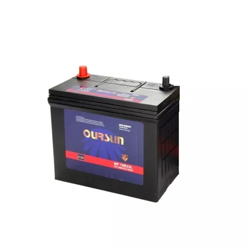 Oursun JIS MF 70B24L 55Ач 480 А аккумулятор автомобильный Oursun JIS MF 70B24L 55Ач 480 А аккумулятор автомобильный