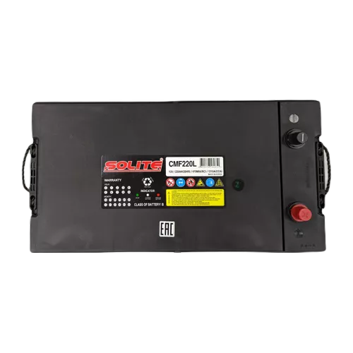 Фото solite 245h52l (cmf220l) 220ач 1350а аккумулятор Solite 245H52L (CMF220L) 220Ач 1350А аккумулятор