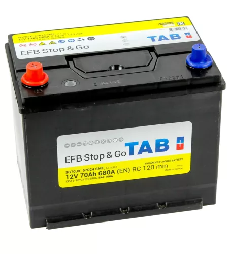 TAB EFB Stop&Go 6СТ-70.1 (57024) 70 680 аккумулятор автомобильный TAB EFB Stop&Go 6СТ-70.1 (57024) 70 680 аккумулятор автомобильный